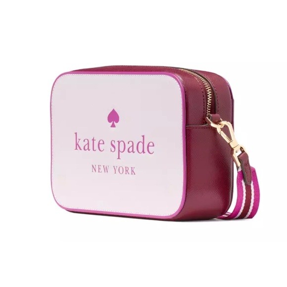 New Kate Spade Oh Snap Colorblock Mini Camera Bag Lilac Moonlight Multi - Picture 2 of 6